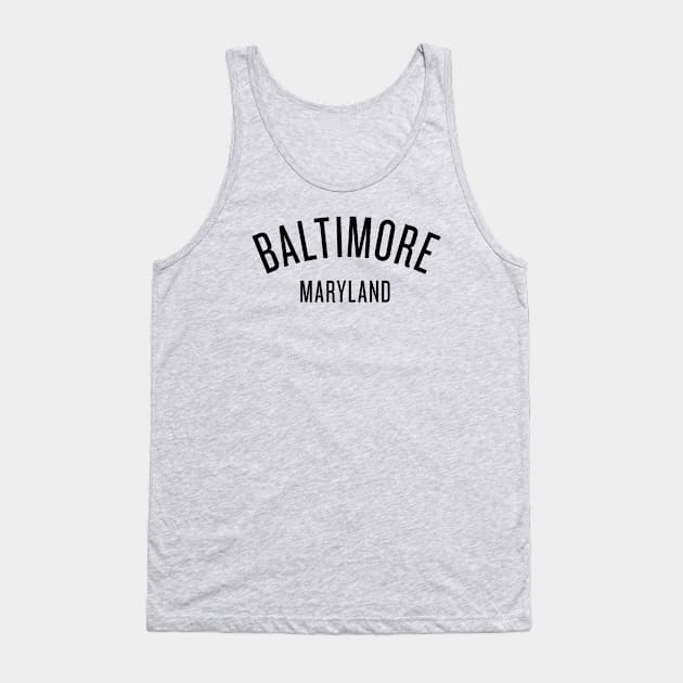 Baltimore, Maryland Tank Top by whereabouts